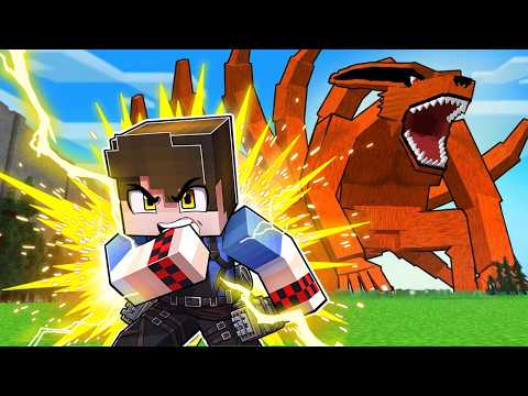 The TITAN KURAMA with the 9-TAILS POWER in Minecraft Attack on Titan!