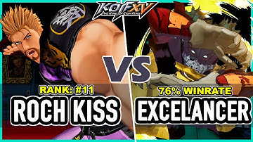 KOF XV 🔥 Roch Kiss (Ryo/B.Jenet/Isla) vs Excelancer (Geese/Shun