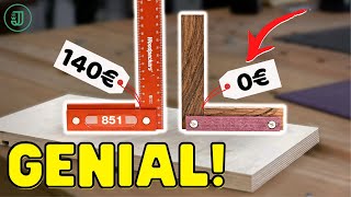 Bau dir einen super präzisen Anschlagwinkel aus Holz (und SPARE so richtig GELD!) | Jonas Winkler