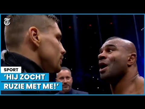 Overeem dist verhoeven na gevecht: 'Hij heeft make-up op!'