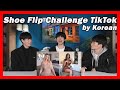 Korean React To Shoe Flip Challenge TikTok Compilation | apparently we all crush on