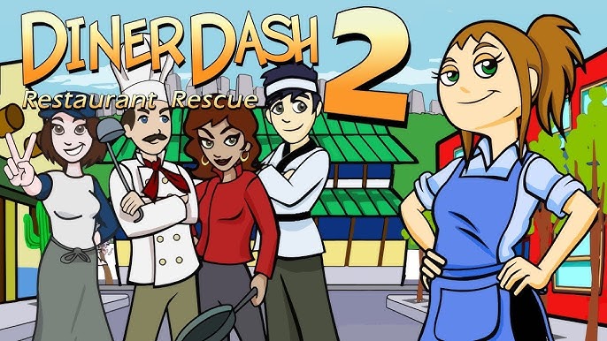 Diner Dash 2: Restaurant Rescue - Intro & Part 1: Darla's Café [Expert  Scores] (1080p 60fps) 