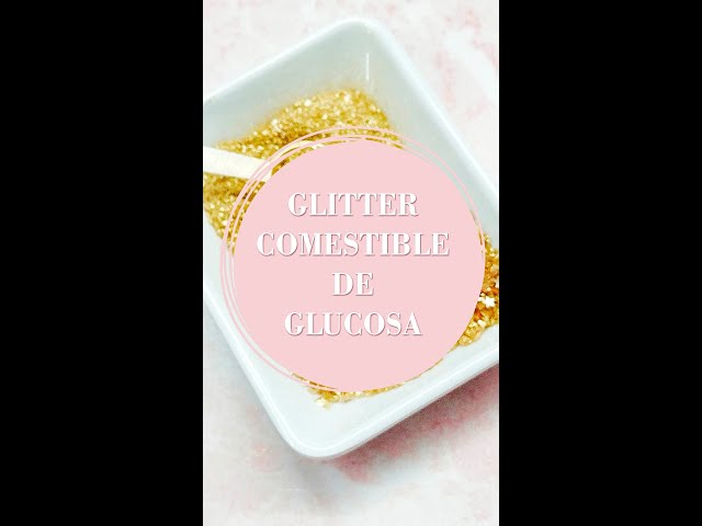 ❤️Haz conmigo GLITTER o ESCARCHA casera COMESTIBLE, Reto Navideño