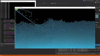 Ashley Sutton SPH Fluid Dynamics (6000 particles)
