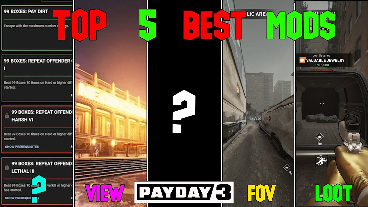 Best Payday 3 Mods You'll Want to Enhance Your Burglary Experience