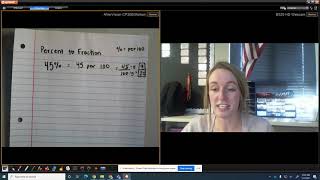 Chapter 4 Study Guide: Percent to Fraction