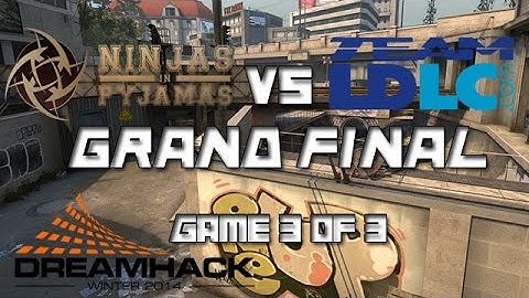 Nip Gaming vs Team LDLC [Game3 De_Overpass] @ Dreamhack Winter 2014 CS GO Championship Grand Final