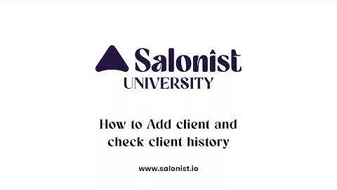 How to manage clients in salonist ?