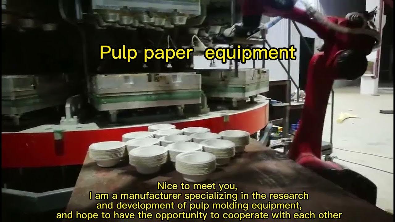 Pulp Tableware Forming Machine Pulp tableware Pulp packaging Pulp