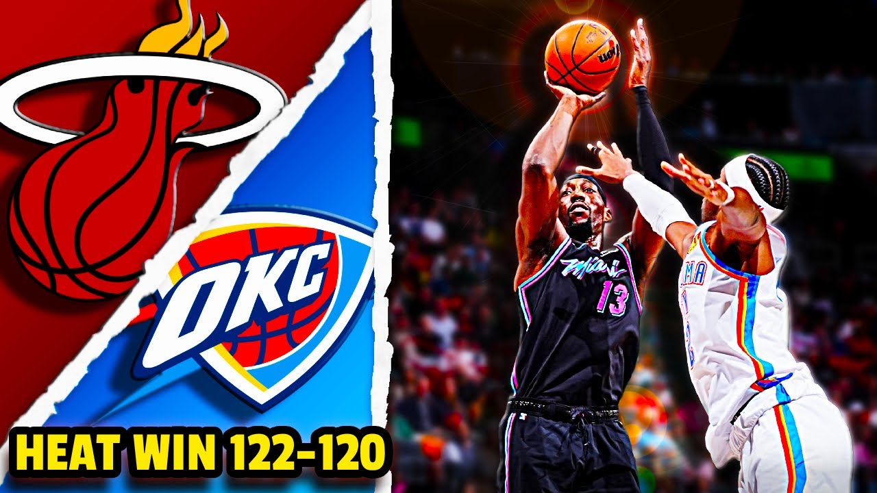 Miami Heat Win THRILLER vs OKC | Bam Adebayo RAINS THREES, Wiggins Nails GAME WINNER