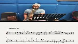 Video thumbnail of "Partitura Mambo Sax Alto Saxswing de Oleo"