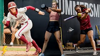 Heavy Strength and Power Training with Division 1 Softball Players