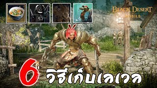 6 วิธีฟาร์มเลเวล ฉบับมือใหม่ต้องรู้ | Black Desert Mobile EP1