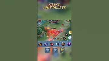 CLINT 1 HIT DELETE MUST TRY 🔥💥💪 MOBILE LEGENDS #shorts #shortsvideo #mobilelegends