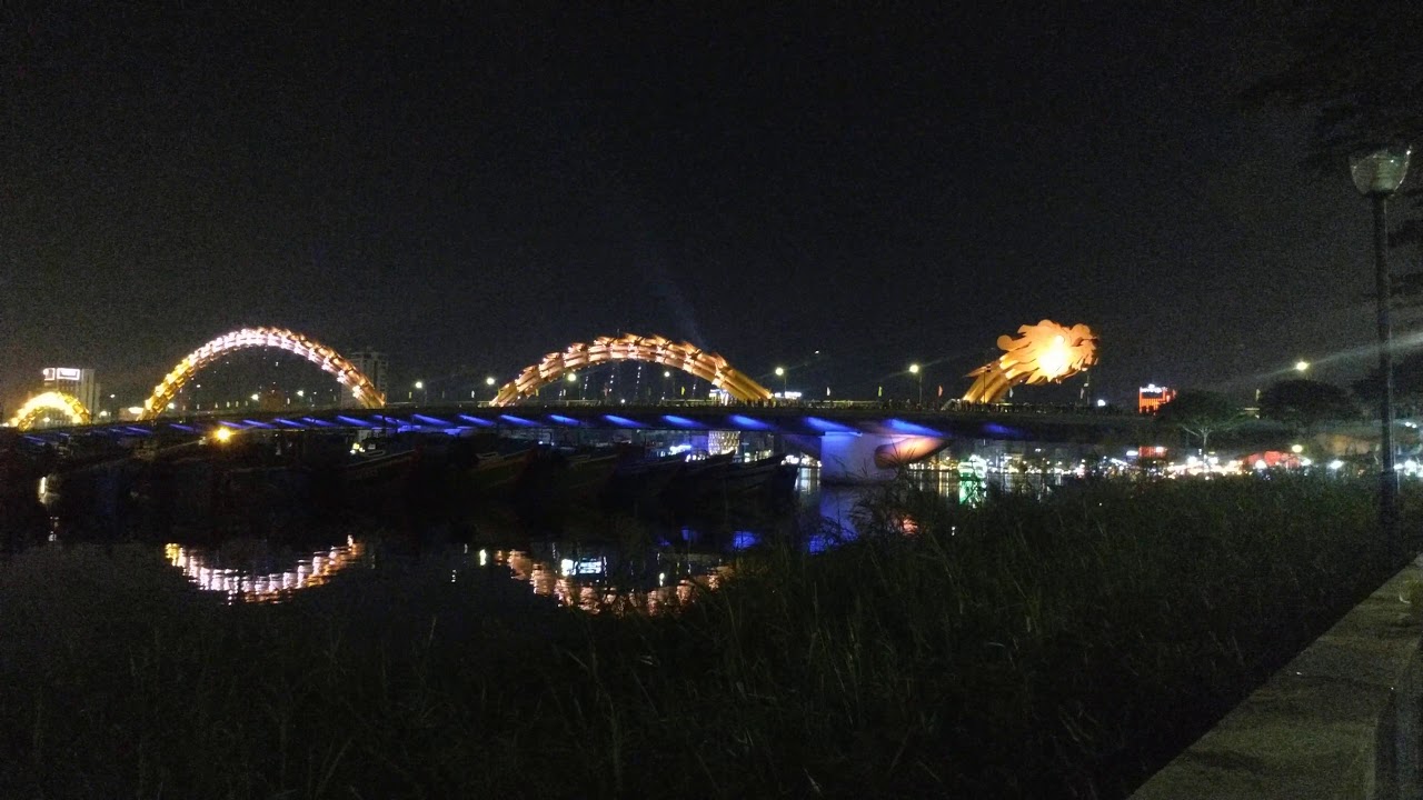 Cầu Rồng - Đà Nẵng _ Phun lửa, phun nước ( video 4K) - YouTube