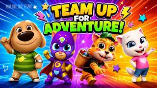Tom 's Crazy Run Game 🔥| Cat Run🆚 Gold Run🆚Tom Hero🆚Tom Time | Mash 3d fun |🎯Who Will Win ? | gaming screenshot 3