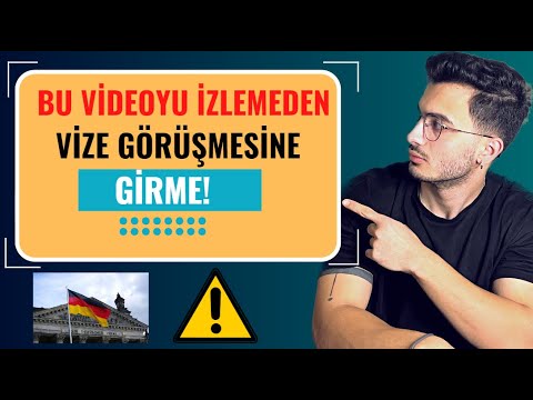 Almanya Vize Görüşmesi Soruları | Istanbul Konsolosluğu Vize Mülakati Deneyimim