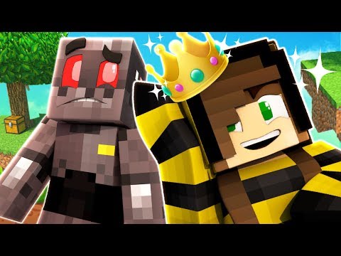 Minecraft SkyWars: HALF HEART CLUTCH?! (Minecraft Team 
