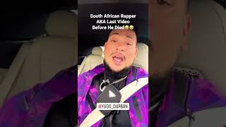 South African Rapper Aka Last Moments Before He Was Shot & Killed