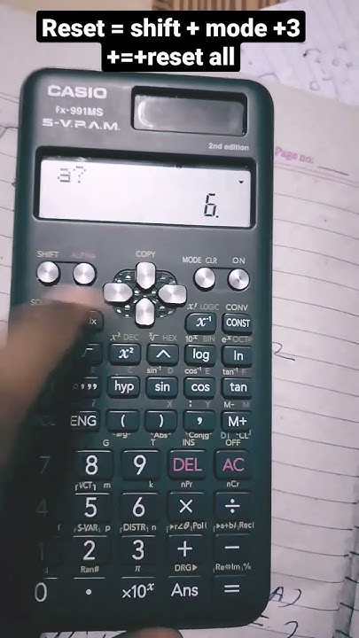 How To Reset Scientific Calculator Fx 570es How To Reset Scientific Calculator? // Scientific calculator reset