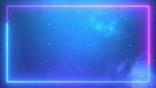 Neon Glow Looping Background with Rain and Thunder Sounds