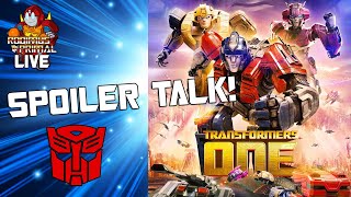 Transformers One Spoiler Talk - RodimusPrimal LIVE! @RodimusPrimal