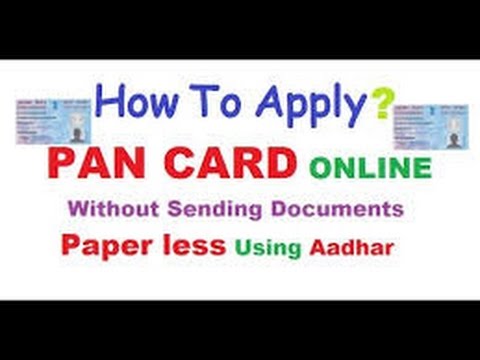 How To Apply For Online Pan Card Through NSDL Via Aadhar Card Based ESign IFull ProcedureI 