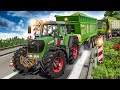 Abfahrerkolonne Bei Der Grünroggen Ernte Der Häcksler Wartet FARMING SIMULATOR 22 2 3