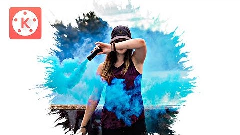 How to create a INK SPLATTER EFFECT in KineMaster