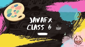 JavaFx (Java Libraries) Class 6:  Creating  Menus