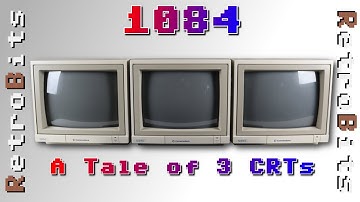 Repairing my childhood Commodore 1084S monitor + RGB SCART mod!