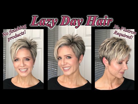 Lazy Day cheveux Tutorial - Pas de produits de finition ou Flatiron