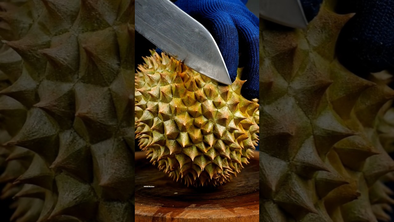 full Smooth Cutting A Durian & Paneer satisfying video