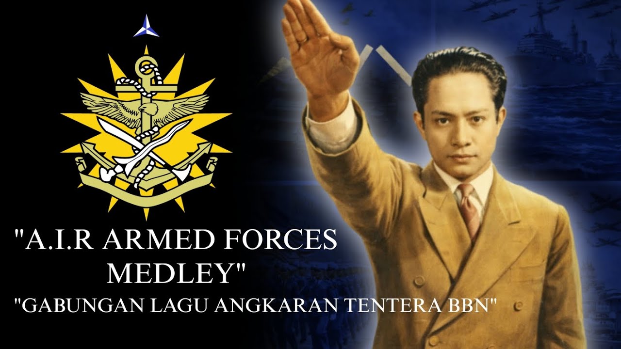 Gabungan Lagu Angkatan Tentera BBN - AIR Armed Forces Medley (Ins.) (Vocal.) [No Lyrics]