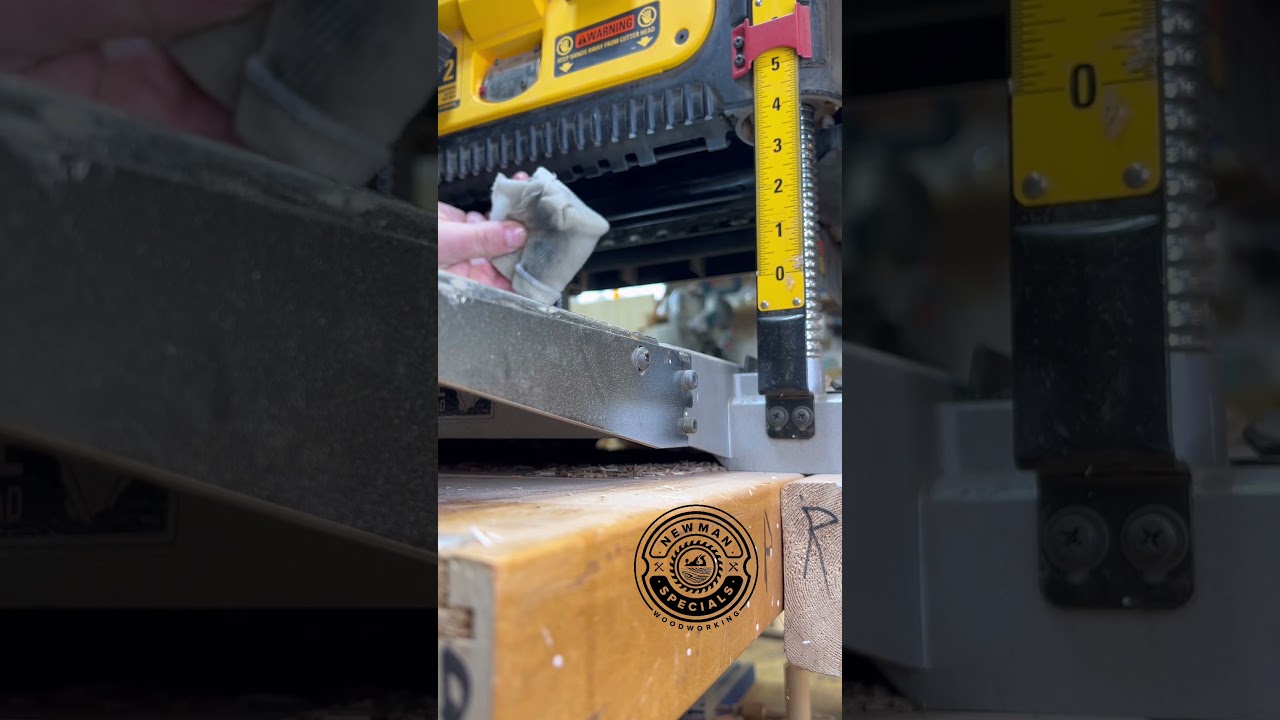 Простое техническое обслуживание строгального станка DeWalt 