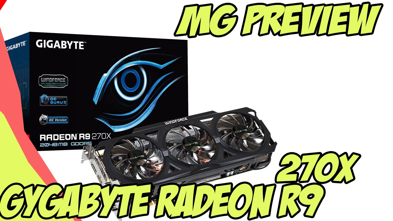 Gigabyte Radeon R9 270X OC Windforce Unboxing [arabic] morocco gamer ...