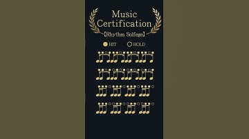 【Rhythm Solfege】You can learn note durations in this video. #Rhythmsolfege #solfegetiktok