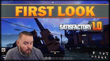 First Look at Satisfactory, open world base building and automation! 1.0 Full Release!