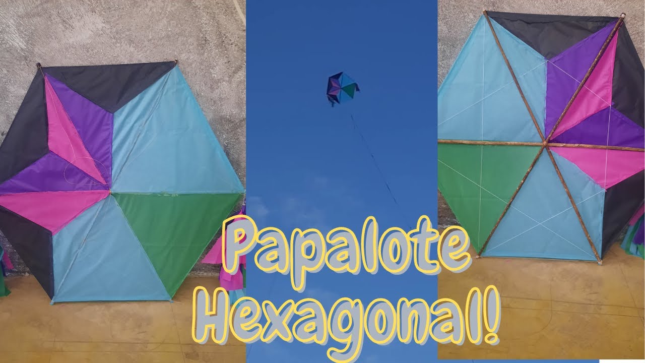 Como hacer Papalote Hexagono FACIL || Bien explicado - YouTube