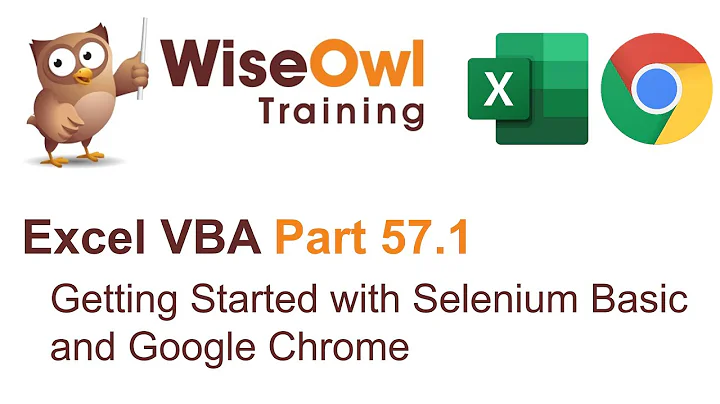 Excel VBA Introduction Part 57.1 - Getting Started with Selenium Basic and Google Chrome
