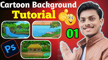 How To Make Cartoon background Full Tutorial In hindi | Background Class @umalokbhai