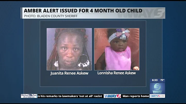 Amber Alert issued for 4 month old child