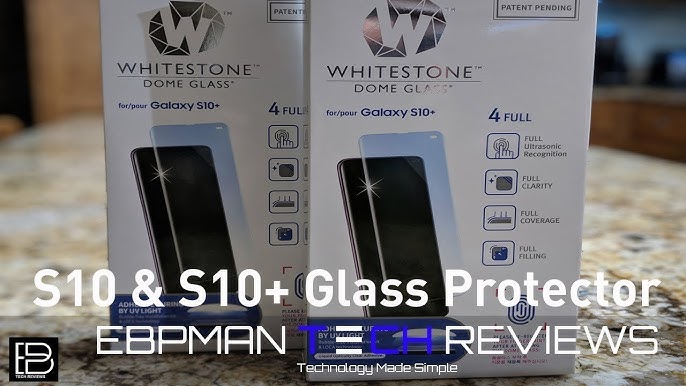 inflatie uniek Eigenlijk Galaxy S10+ Whitestone Dome Glass Install, Review & Removal - YouTube