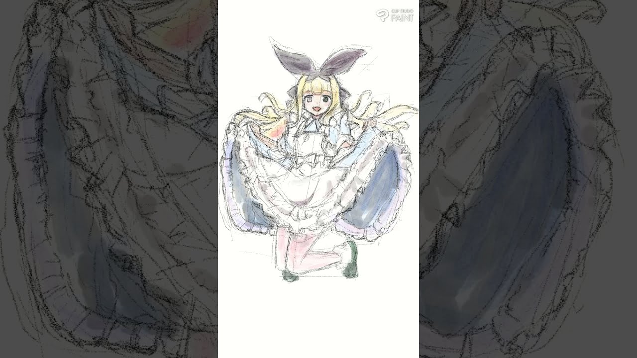 Rkgk 12 ありすちゃんをラフに模写 クリスタ12日目 Shorts Youtube Rkgk 12 ありすちゃんをラフに模写 クリスタ12日目 Shorts Youtube