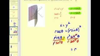 Converting Between Cylindrical and Rectangular Equ