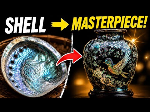 ✨ From Sea Shell to Stunning Art | Most Satisfying Process Ever! 😍