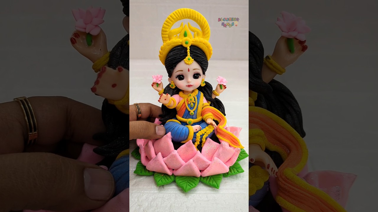 Trending AI Look Maa Lakshmi Making With Clay🙏🥥🌺🙏Making Of Goddess Lakshmi🙏🙏🙏