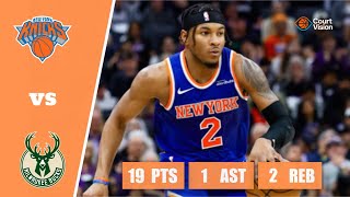 Miles Mcbride - 19 Points, 5 Three-Pointers, 1 Assist Vs Bucks - 2025-26 Regular Season