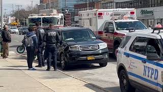Motorcycle crash w/ injury. Queens NYC 3/26/25