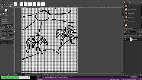 ZX Spectrum z80a ASM - Tiled Background Map - Final Show Off Video of Screen Buffer and Map